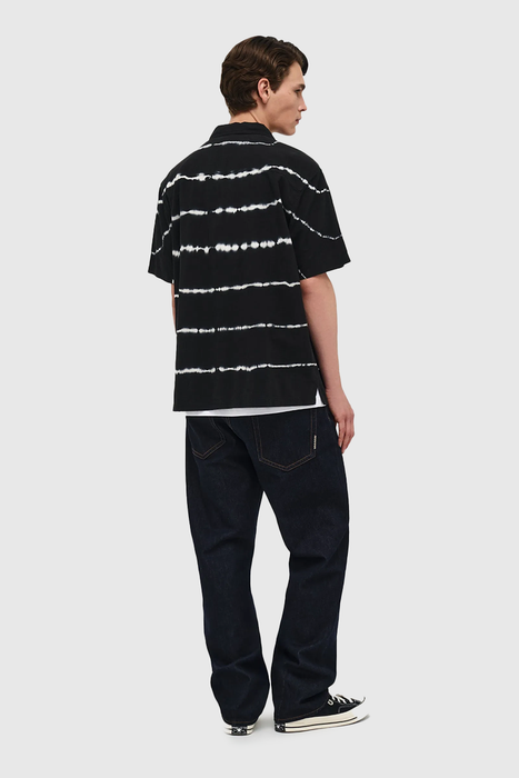 Dye Stripe SS Shirt - Black
