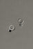 Locked Charm Earrings - Sterling Silver