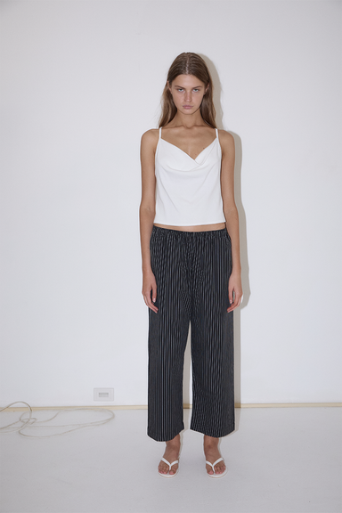Ease Trouser - Mono Stripe