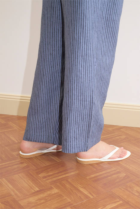 Ease Trouser - Azure Stripe