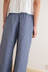 Ease Trouser - Azure Stripe