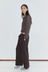 Ease Trouser - Brown / Black Stripe