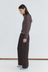 Ease Trouser - Brown / Black Stripe