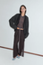 Ease Trouser - Brown / Black Stripe