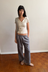 Ease Trouser - Indigo Check