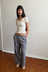 Ease Trouser - Indigo Check