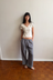 Ease Trouser - Indigo Check