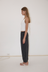 Ease Trouser - Mono Stripe