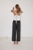 Ease Trouser - Mono Stripe