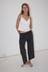 Ease Trouser - Mono Stripe
