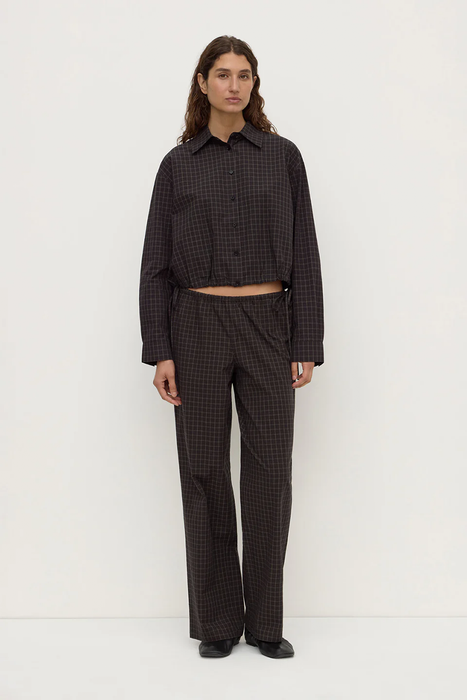 Eddie Check Pant - Brown / Black