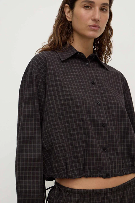 Eddie Check Shirt - Brown / Black
