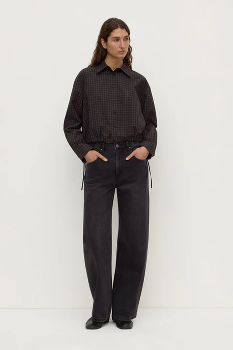 Eddie Check Shirt - Brown / Black
