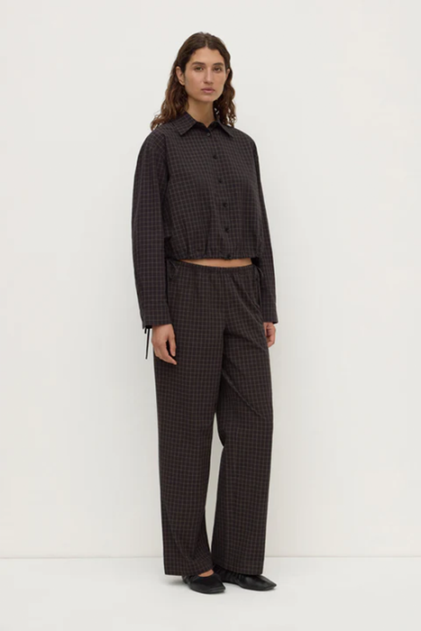 Eddie Check Shirt - Brown / Black