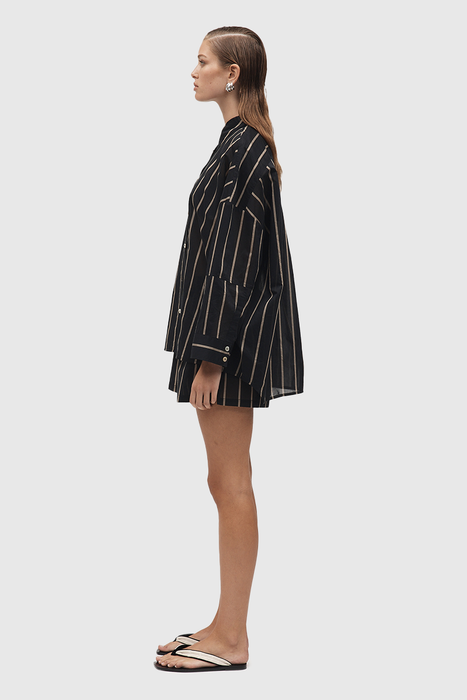 Edie Shirt - Black Stripe