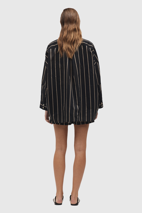 Edie Shirt - Black Stripe