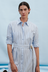 Elementary Dress - Cloud Stripe