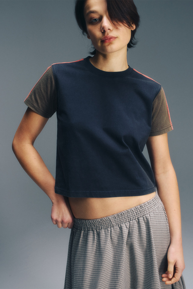 Emma Baby Tee - Navy
