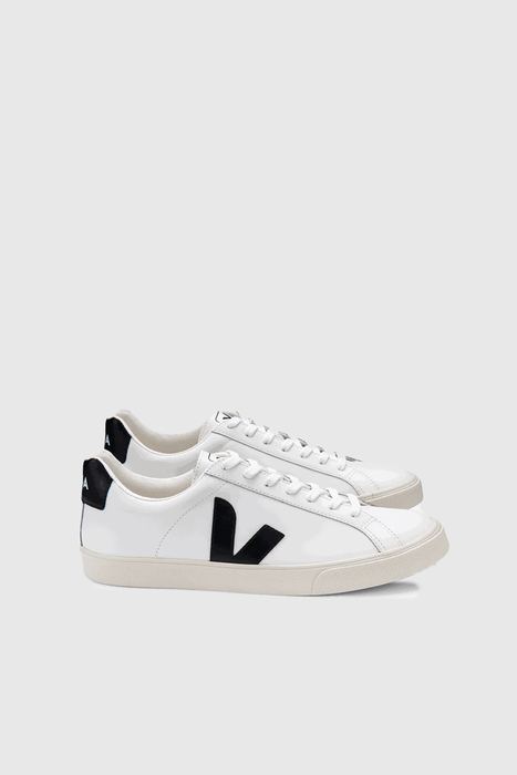 Esplar Logo Leather - Extra White / Black