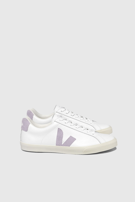 Esplar Logo Leather - Extra White / Parme