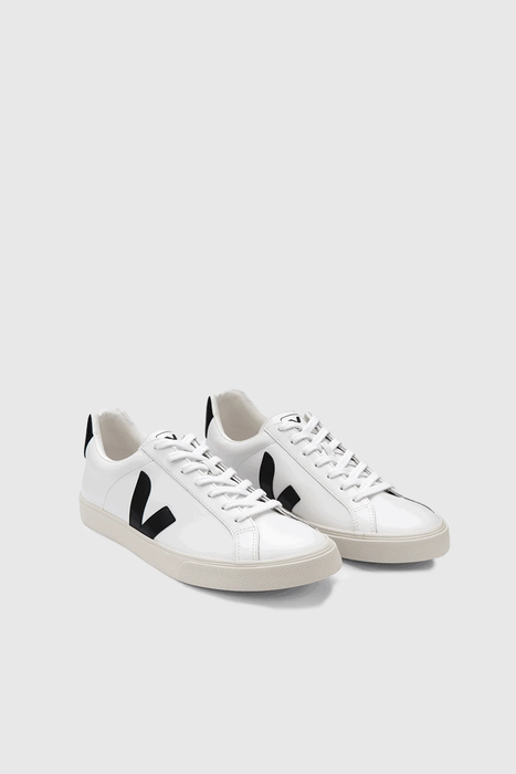 Esplar Logo Leather - Extra White / Black