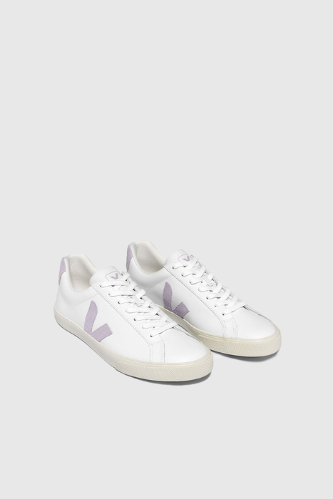 Esplar Logo Leather - Extra White / Parme