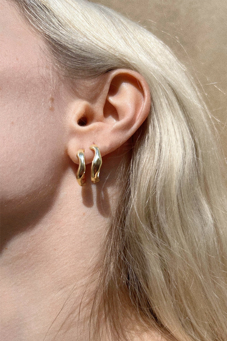 Esta Earrings - Gold Plated