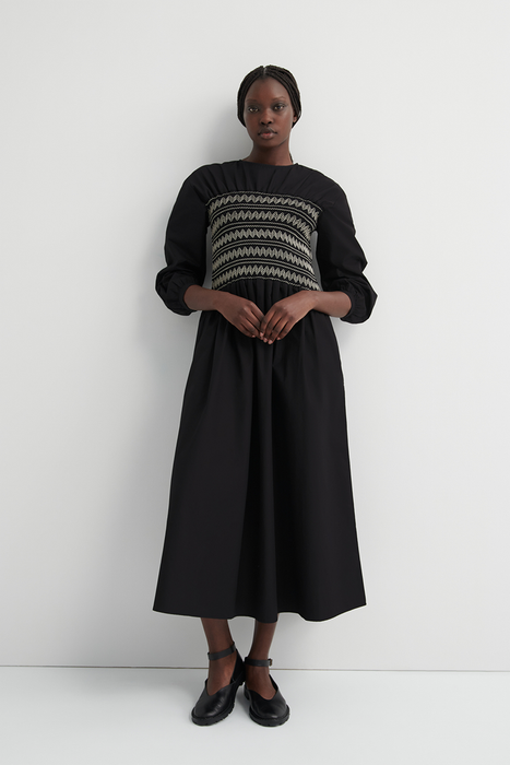 Etched Dress - Black