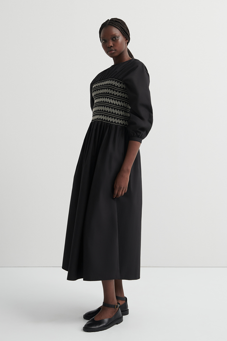 Etched Dress - Black