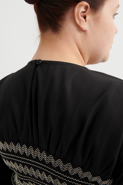 Etched Dress - Black