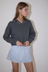 Eyelet Knit - Dark Pebble