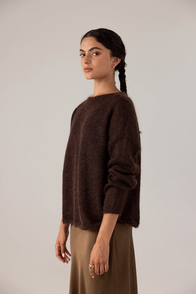 Feather Knit - Cocoa