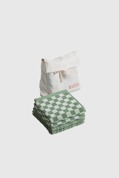 Face Cloth Gift Set 07 - Sage / Sage & Chalk