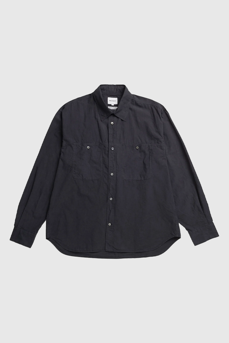 Falster Tencel Oversized Shirt - Dark Navy
