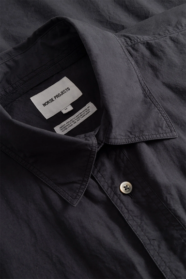 Falster Tencel Oversized Shirt - Dark Navy