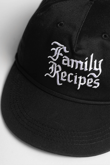 Family Recipes Cap - Black