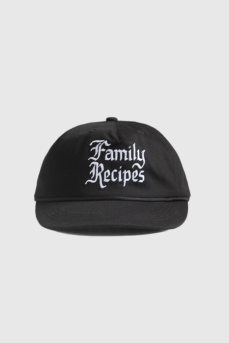 Family Recipes Cap - Black