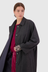 Famous All Over Duster Wool Coat - Grey