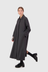 Famous All Over Duster Wool Coat - Grey