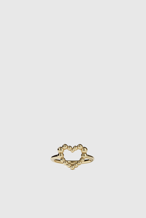 Fizzy Heart Ring - Gold Plated