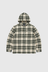 Flannel Hooded Check Shirt - Green