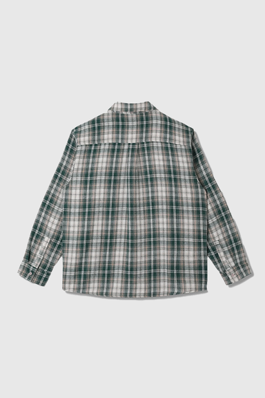 Flannel Shirt - Green Plaid