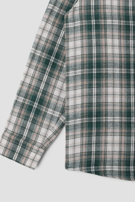 Flannel Shirt - Green Plaid