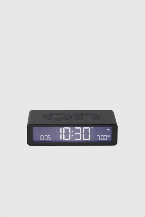 Flip Classic Reversible Alarm Clock - Dark Grey