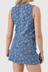 Flowers Shell Top - Indigo