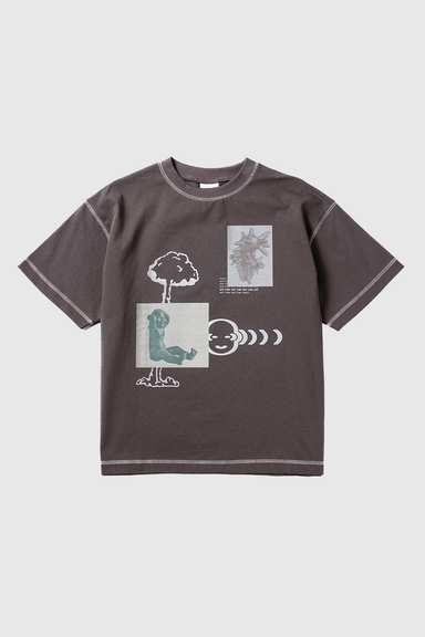 Focus Tee - Charcoal