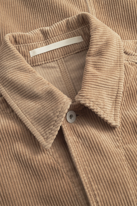 Folke Wide Corduroy Chore Jacket - Utility Khaki