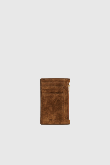 Frank Cardholder - Cork Suede
