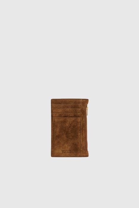 Frank Cardholder - Cork Suede