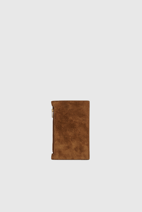 Frank Cardholder - Cork Suede